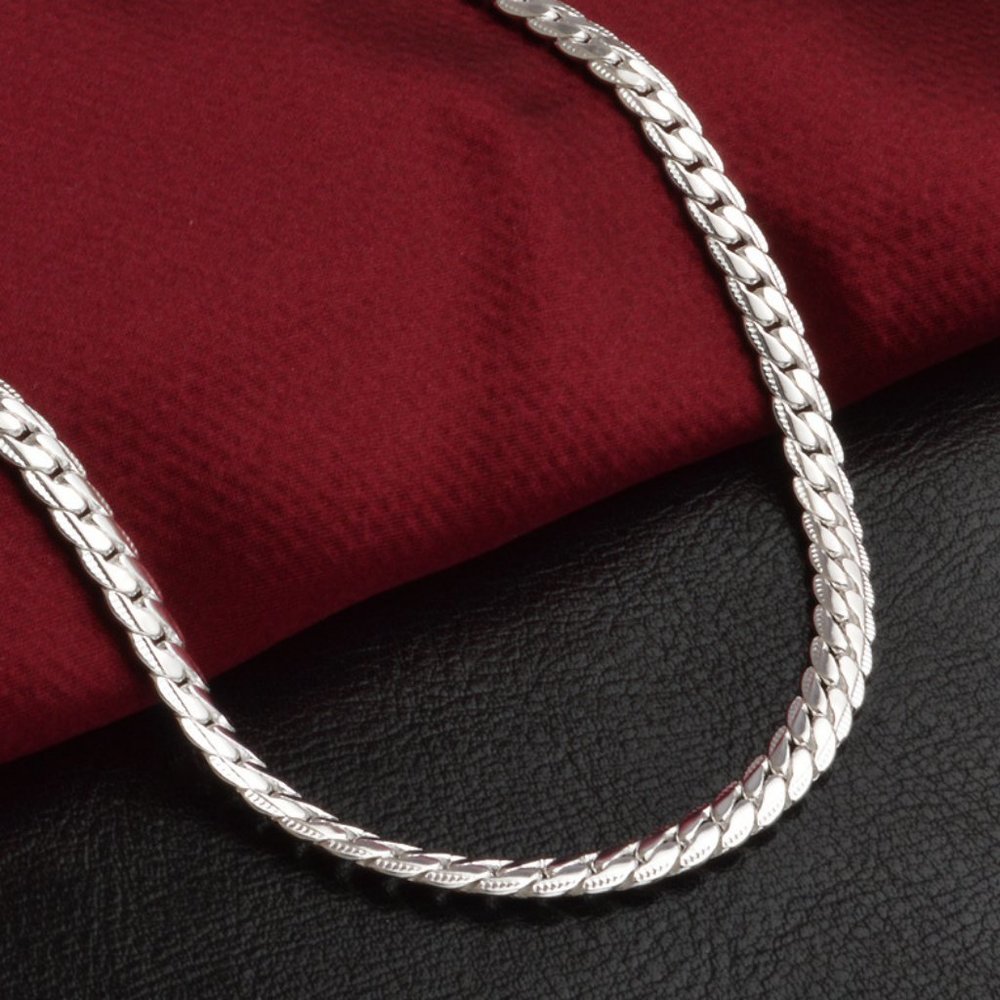 NEW 20'' 925 Sterling Silver Braided Snake Chain - Picture 10 of 11